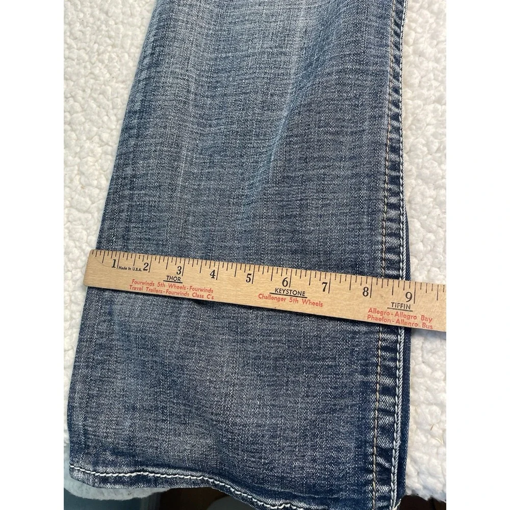 Buckle Salvage Anarchy Straight 33L X 33 Regular Fit Denim Jeans Mens  Moto